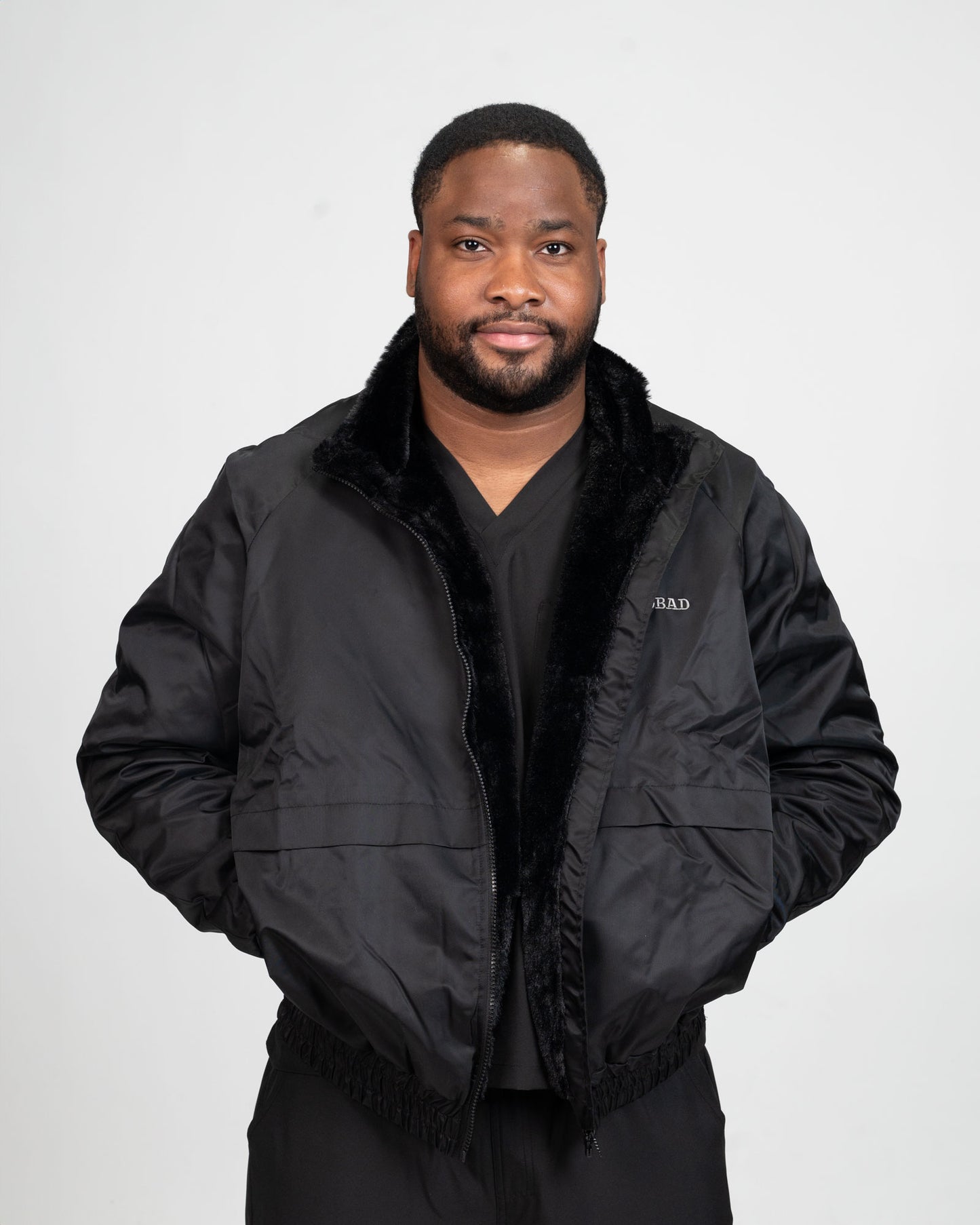 FUR-BLACK COMFORT JACKET