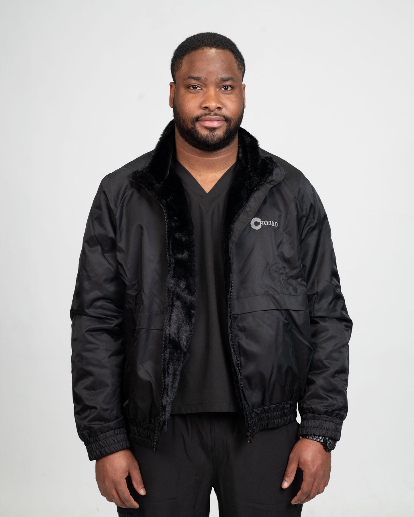 FUR-BLACK COMFORT JACKET