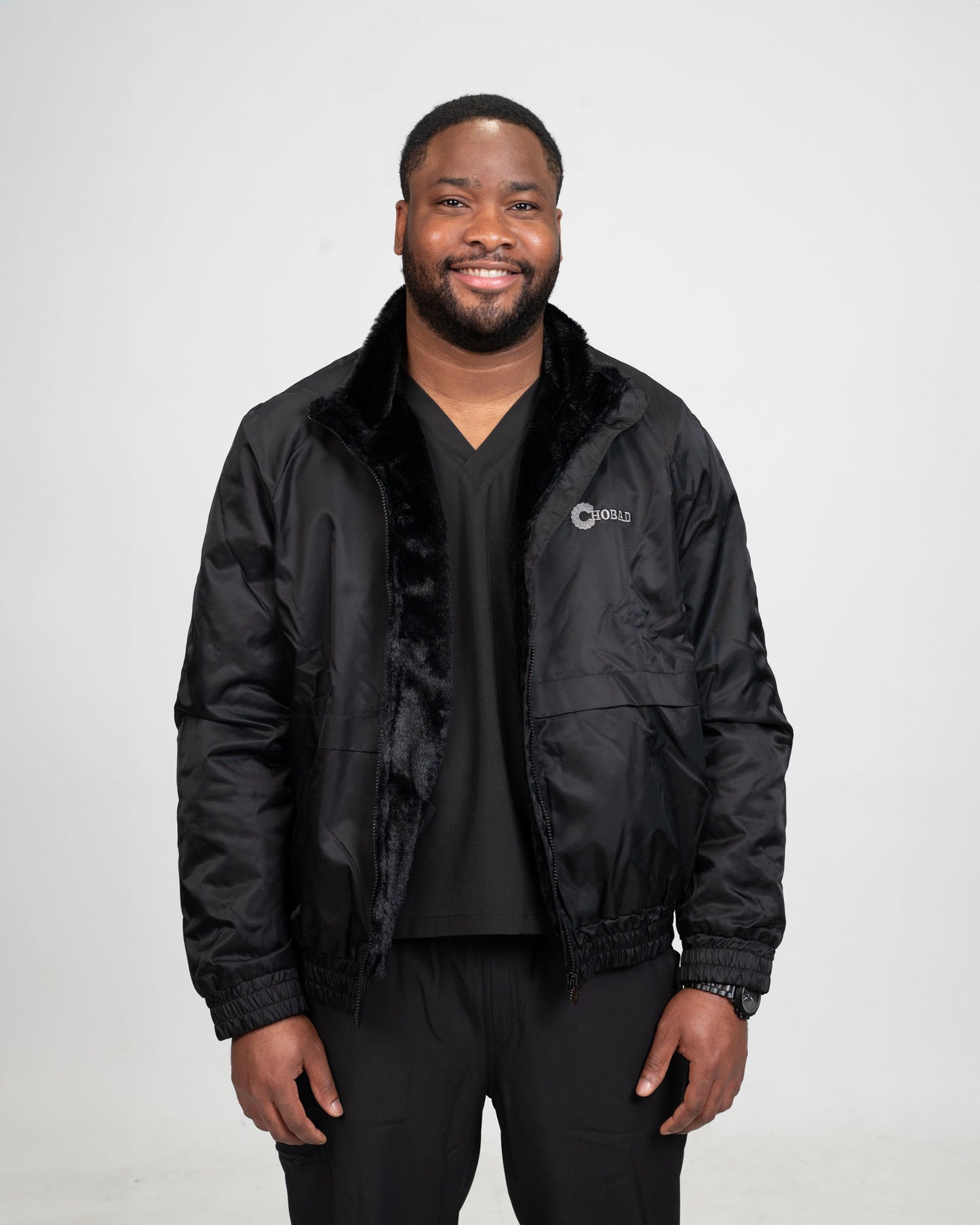 FUR-BLACK COMFORT JACKET