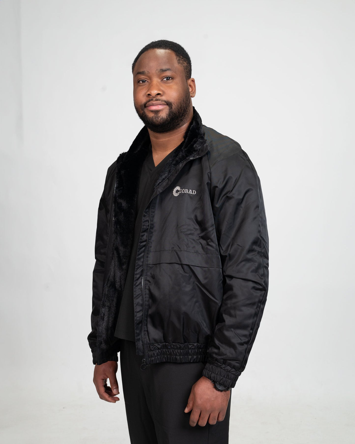 FUR-BLACK COMFORT JACKET